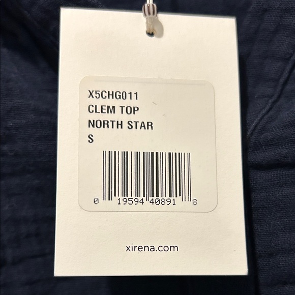 XiRENA Deep Blue Blouse - Picture 3 of 3